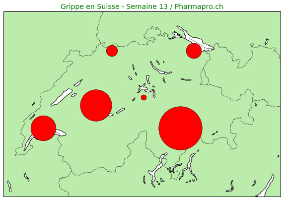 L’épidémie de grippe poursuit sa chute en Suisse mais les bébés sont encore très touchés